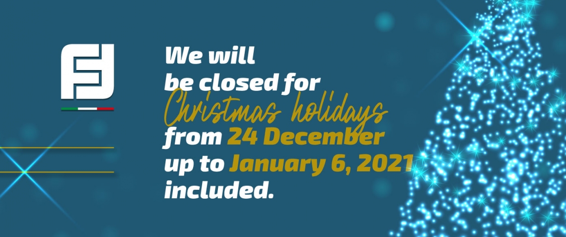 Aviso de cierre de Navidad