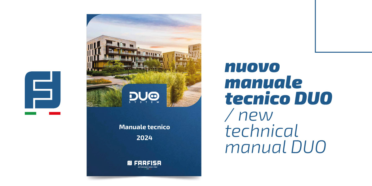 Disponibile il nuovo manuale tecnico Duo System