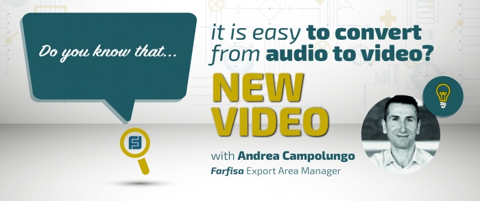 Do you know it is easy to switch from audio to audio/video installation?