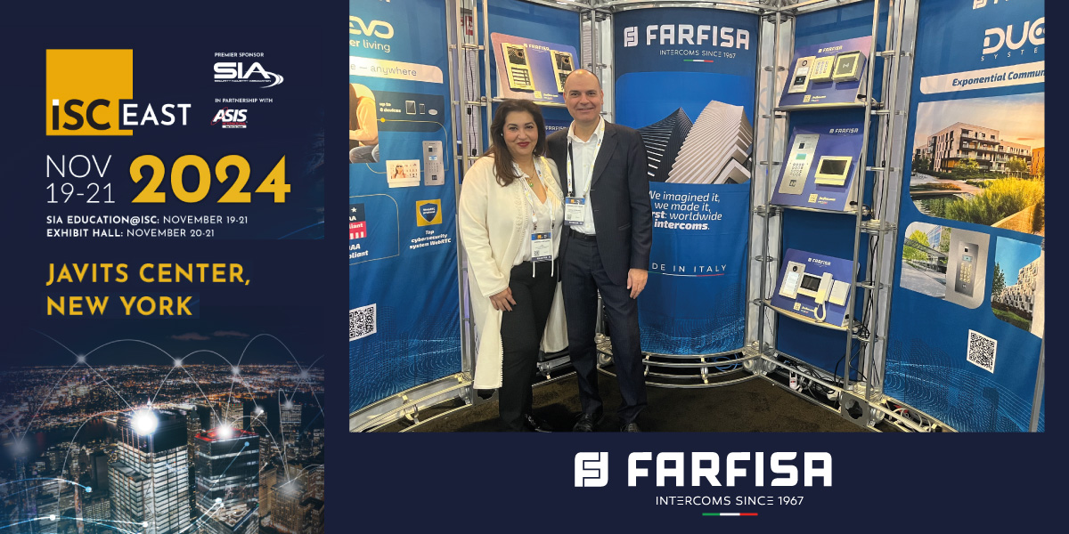 Farfisa alla fiera ISC East, New York