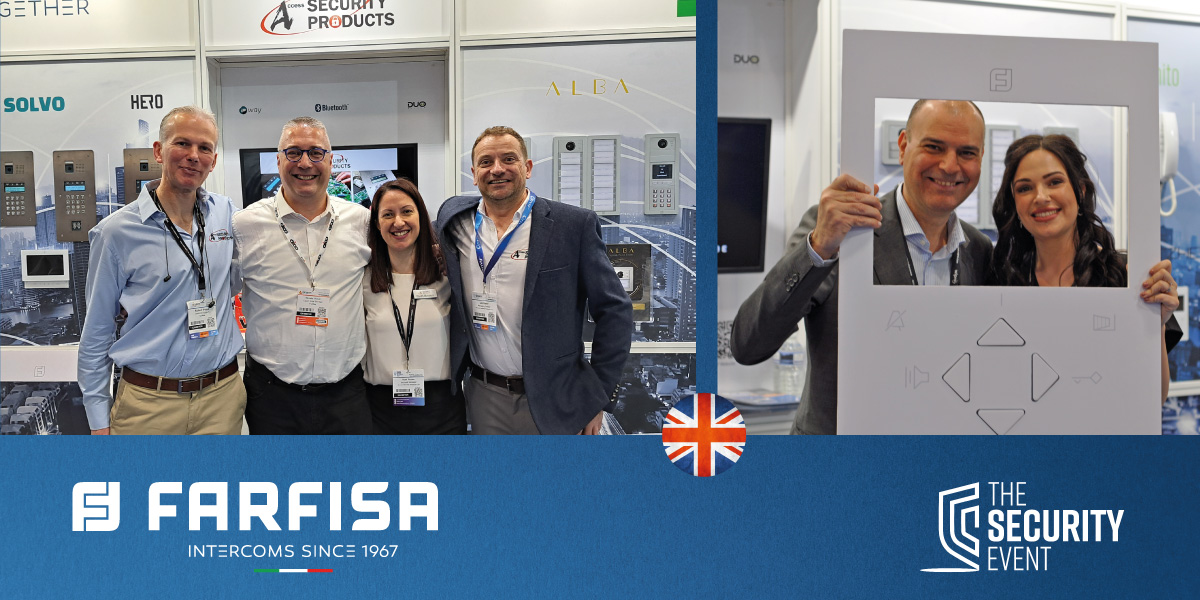 Farfisa at The Security Event NEC Birmingham, UK