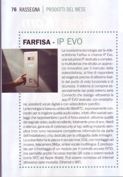 Farfisa - IP EVO
