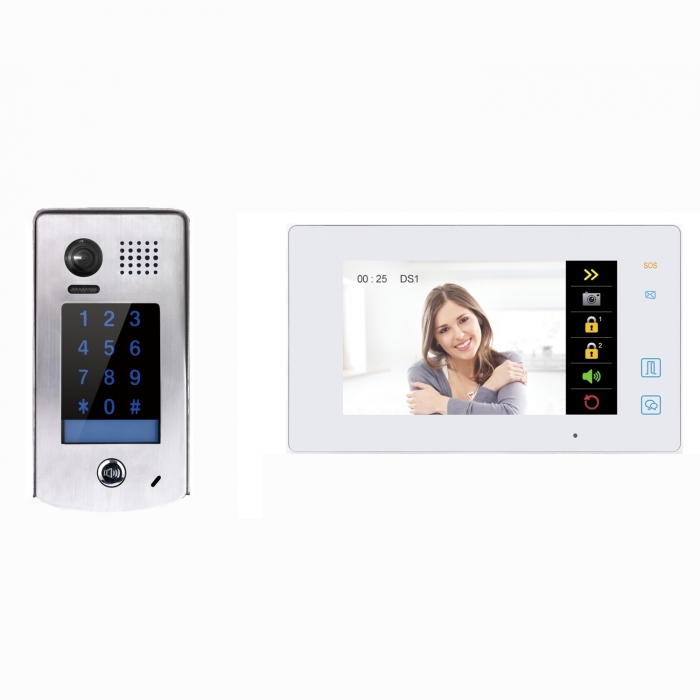 2 WIRE VIDEO KIT WITH ACCESS CONTROL - 1SEK/M-KP