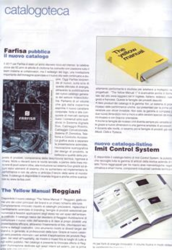Farfisa pubblica il nuovo catalogo