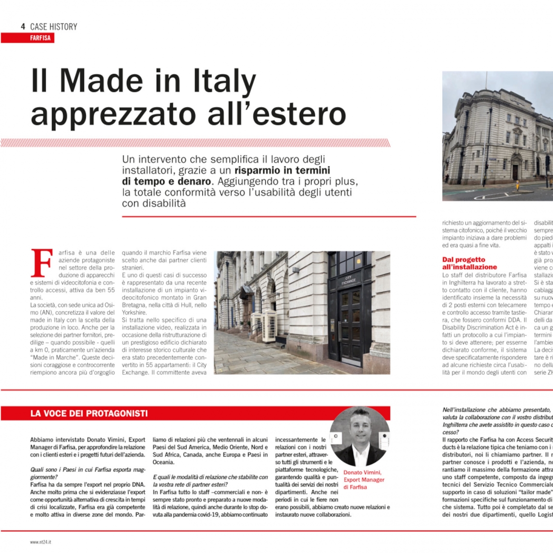 Il Made in Italy apprezzato all'estero