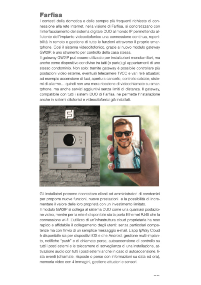La domotica per Farfisa