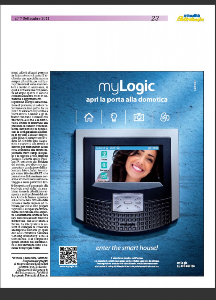 myLogic, videocitofono domotico