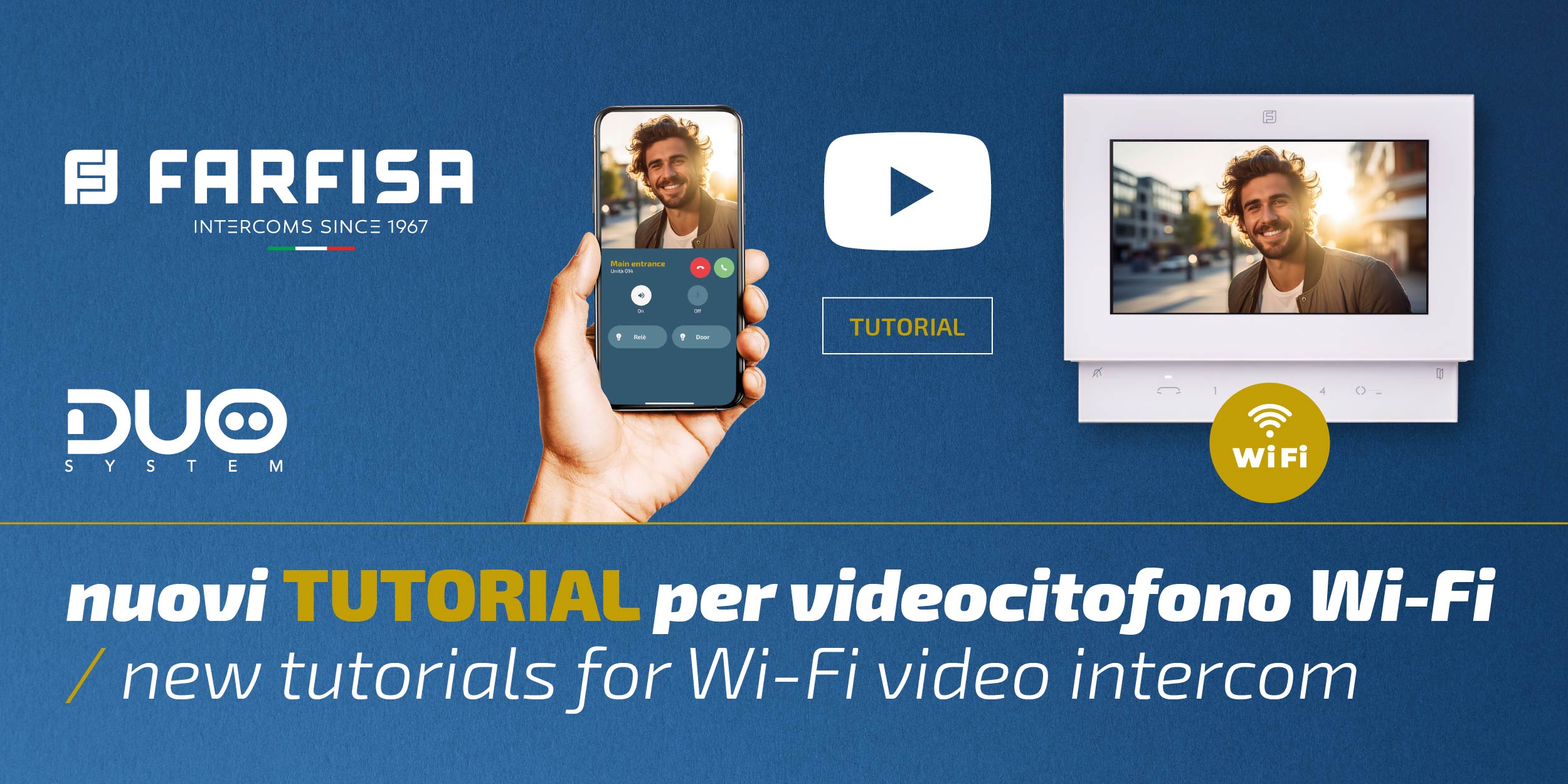 New tutorials for Wi-Fi video intercoms
