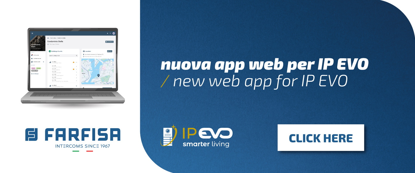 Nouvelle application web pour IP EVO