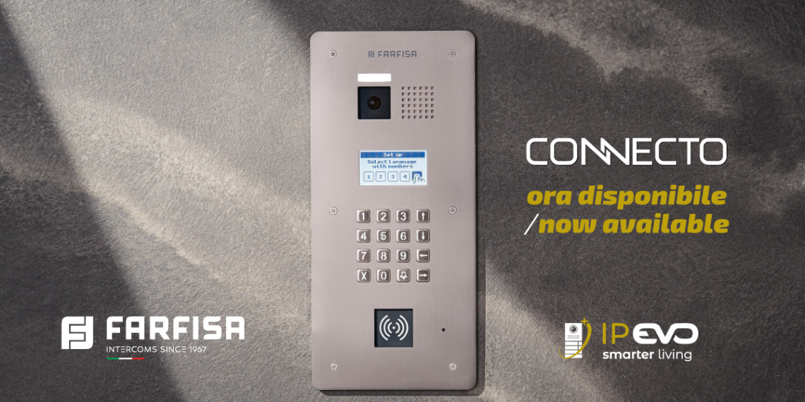 Now available Connecto entry door station for IP EVO technology