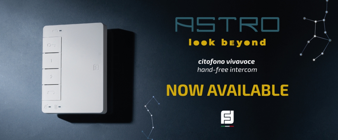 Now available the Astro hand-free intercom