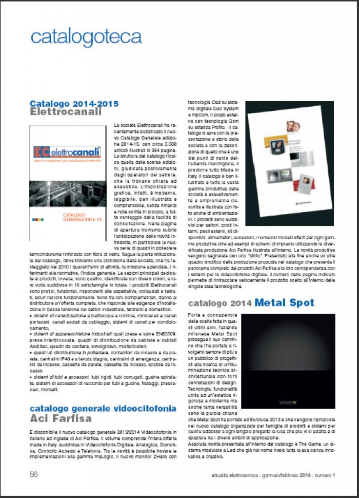 Nuovo catalogo generale