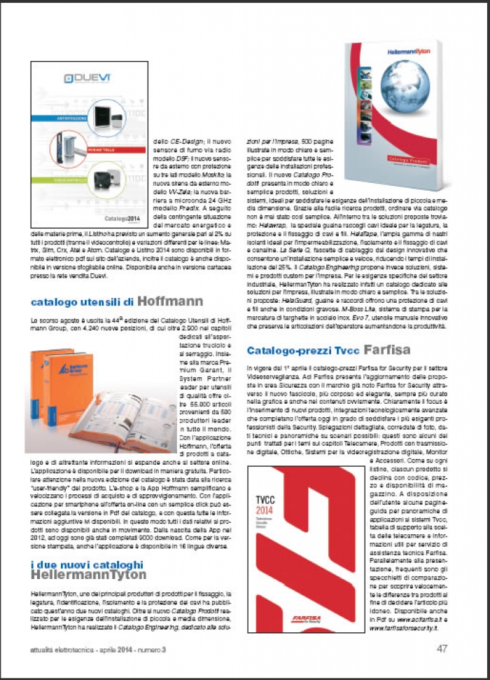 Nuovo catalogo prezzi Farfisa for Security
