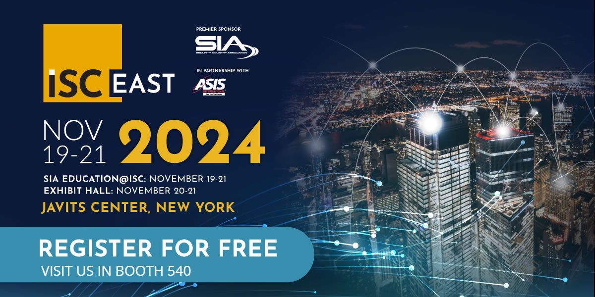Siamo presenti alla fiera ISC East!