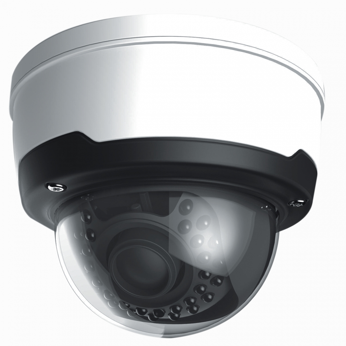 TELECAMERA DOME IP H.265 4MP VARIFOCAL - TVT75NV