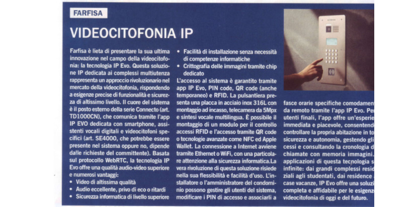 Videocitofonia IP