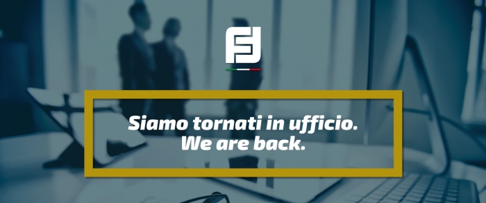 We are back to work!